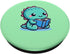Cute Dinosaur Reading Book PopSockets Standard PopGrip