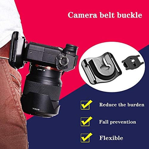 Camera Holste, Camera Belt Mount, Hanger Sling Clip Holster for SLR DSL Camera,Carry Your Light Weight Camera from Your Waist Belt