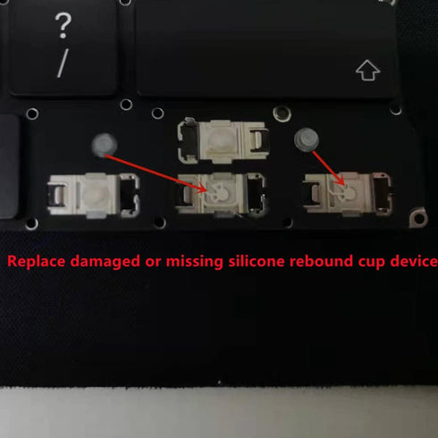 Replacement Keyboard Arrow Keys, Silicone Rebound Cup Mechanism for MacBook Pro/Air Models A2141 A2251 A2289