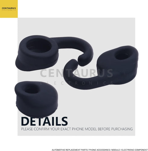 3pcs Gel Ear Bud Tips + 2pcs Ear Hook Loops Replacement for Jabra EASYCALL EASYGO Clear USA Cell Phones