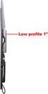 VideoSecu Ultra Slim TV Wall Mount for Most 27"-47" LCD LED Plasma TV, Some up to 55" Flat Panel Screen Display, VESA