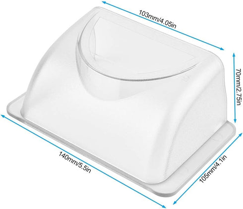Maxmartt Plastic Doorbell Cover, Waterproof Access Control Keypad Cover for Door Access Controller