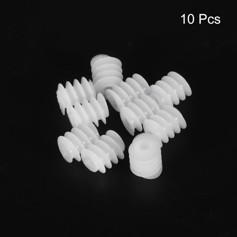 10 672A 0.5) MECCANIXITY Pcs Plastic Gears Plastic Motor Gear Model Reduction Gear for RC Car Model DIY Robot (White