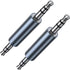 3.5mm Male to Male Audio Adapter, 3.5mm Stereo Male Coupler Connector, Compatible with Car AUX Audio, Laptop, MP3, TV