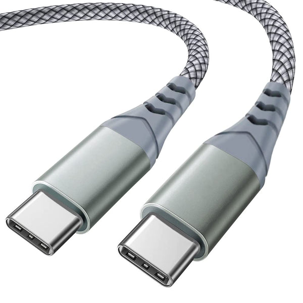 USB C to USB C Cable 5Ft, 60W USB Type C Charger Fast Charging PD Cord Compatible with iPhone 15 Pro Plus Max, Samsung