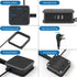 NTONPOWER Flat Plug Power Strip - 5 ft Extension Cord with 8 Outlets, 3 USB, Overload Protection