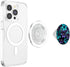 PopSockets PopGrip for MagSafe - Teal Blue Flower Wildflower Bouquet Purple Floral Design Art