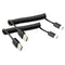 Seadream 2Pack Coiled Type-C USB C Cable, Coiled USB C to USB 2.0 A Male Charger Cable for Galaxy S21 S20 S10 S9 S8,