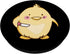 Cute Little Chick With A Knife Chicken Lover Gift PopSockets Swappable PopGrip