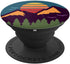 Retro Sunset Pine Trees & Mountain Scene PopSockets Adhesive PopGrip for Phone