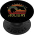 Happy Groundhog Day My Favorite Holiday Puppet Woodchuck Day PopSockets Swappable Grip