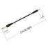 RIIEYOCA 1/8" to 1/4" TS Cable, Gold Plated 3.5mm Mono Male to 6.35mm Mono Male Audio Cable for Amplifier, Speaker,