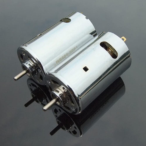 Generic 12V 24V RS555 3551ic DC Double Ball Bearing DC Motor High Torque Electric Drill Grinder Model Car Boat Toy|DC