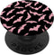 Retro Spooky Creepy Witch Bats Gothic Goth Black Pink PopSockets Standard PopGrip