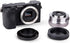 Camera Rear Lens Cap & Body Cap Cover for Sony E Mount A1 A7C A7R IV III A7 III II A7S III II A6600 (2 Packs)
