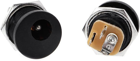 Hisocute 5 5.5mm 2.1mm Connector+5 Pcs X Male for Power Plug Pcs Screw Lock Female Banana Cable Connector Plug Screw