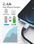 Short USB C to Lightning Cable 6 Inch, 3 Pack 0.5 Foot Fast Charging Braided Cord for iPhone 14 13 12 11 Pro Max