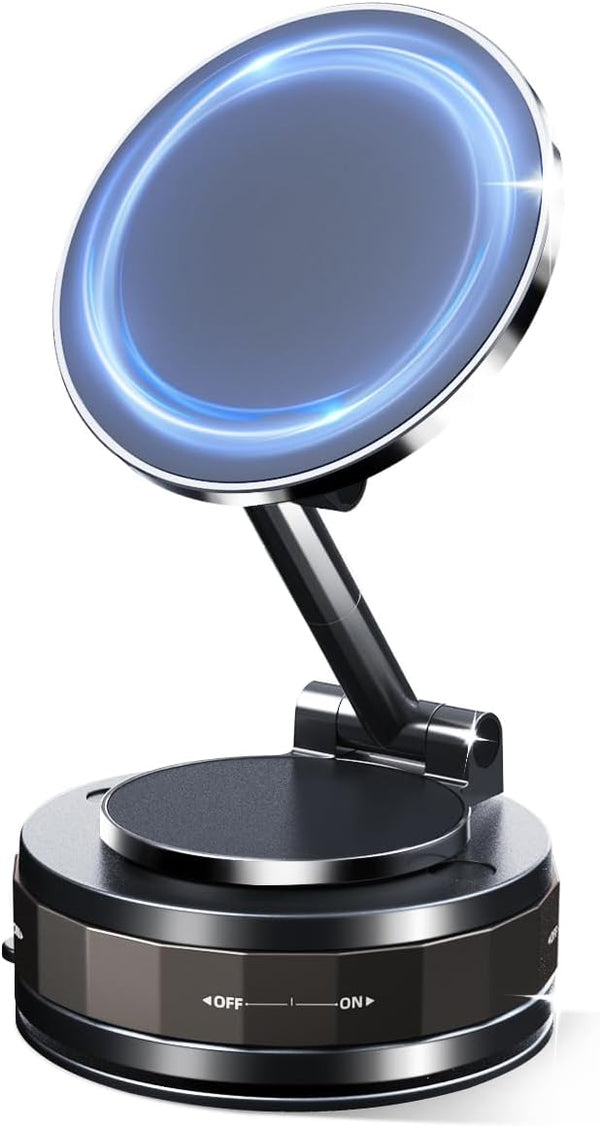 SINGARO Vacuum Magnetic Car Phone Holder for Magsafe, 360 Adjustable Mount[90+LBS Suction &