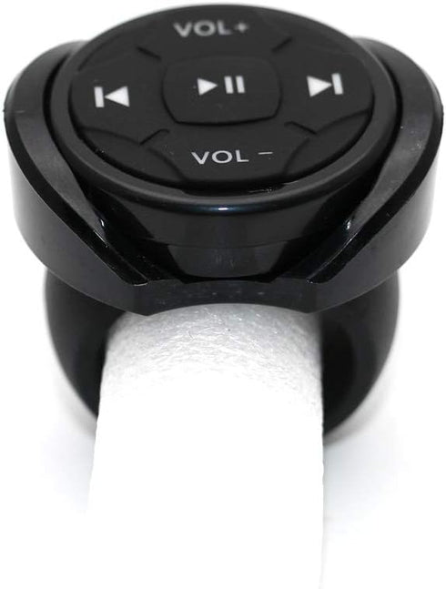 Wireless Bluetooth Media Button Remote, Selfie Music Control for iPhone, Car Motorcycle Steering Wheel