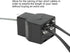 Uvital RJ12 6P6C 3 Female Telephone Line Splitters, Phone Jack Splitter, Telephone Landline Cable Connector (Black, 30