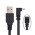chenyang USB 2.0 to Micro USB 90 Degree UP Angled Data Charge Extension Cable, 0.3M