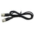 6-Pack 1m 3.3ft ANVISION Black BNC Male to BNC Male Jumper Cable with Black Connector for CCTV DVR to TV System