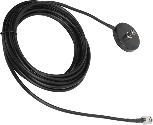 Magnetic Antenna BNC Bracket, PVC Antenna WT60 Magnetic Mount Base with BNC Female/Male Cable