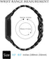 Band Compatible with Fitbit Charge 6 Band Women&Men, Replacement Dressy Metal Bracelet Jewelry Watch Band for Fitbit Charge 6 Fitness & Health Tracker