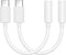 Lezaface USB-C to 3.5mm Female Headphone Jack Adapter, 2Pack, Compatible with iPhone 15/15 Plus/15 Pro/15 Pro Max