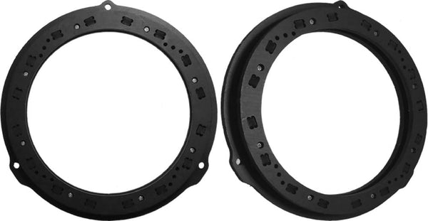 Exact Fit Rear Speaker Adapter Spacer Rings, 1 Pair, Fits Select Ford Vehicles - SAK113_55