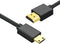 Seadream Mini HDMI to HDMI Cable - High Speed 4K 60Hz Ultra-Thin HDMI Male to Mini HDMI Male for Projector, Monitor,