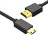 Seadream Mini HDMI to HDMI Cable - High Speed 4K 60Hz Ultra-Thin HDMI Male to Mini HDMI Male for Projector, Monitor,