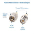 Cable Matters 4-Pack SMA to UHF Adapter Kit, UHF to SMA Connector Adapter Kit