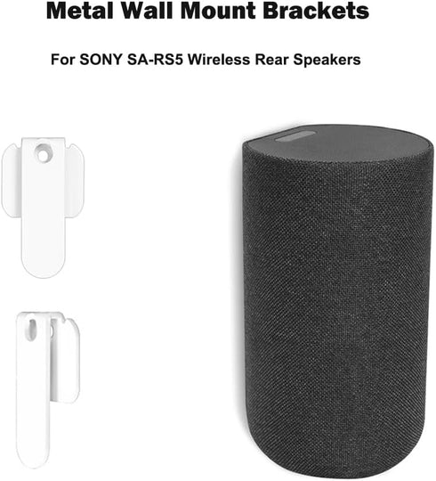 Wall Mount Bracket for Sony SA-RS5 Wireless Rear Speakers, Metal Bracket Home Audio Mounting