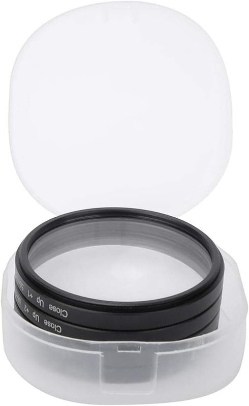 Optical Glass Macro Close Up Filters, 58mm Macro Lens Filter Kit +1/+2/+4/+10