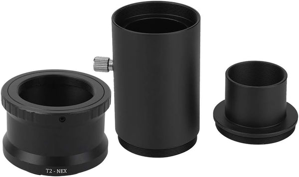 1.25 Inch Extension Tube Kit - T Adapter for Standard 1.25 inch Telescopes & Microscopes - For Sony E Mount