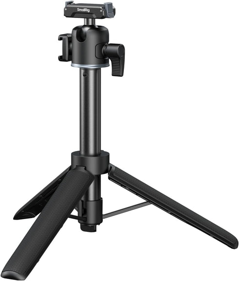 SMALLRIG Action Camera Selfie Stick Tripod, 7.8-21.6in Extendable, 360 Ball Head, Cold Shoe