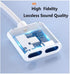 USB C Adapter for Headphones 2-in-1, USB C to Dual Headphone and Charger Adapter Splitter for MacBook Pro.