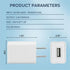 Wall Charger Cube 5V1A USB Power Supply, Universal Wall Plug Brick, Portable Travel Fast Charger for iPhone