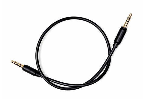 Generic 3.5mm TRS to TRRS AV Cable, 31.5cm Shielded Cable for Camcorders and