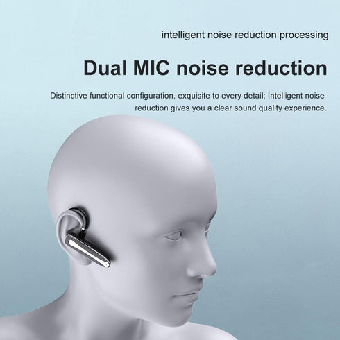 Bluetooth Headset for Cell Phone, Wireless Bluetooth 5.1 Earpiece, Hands-Free Earphones with Charging Case for Office