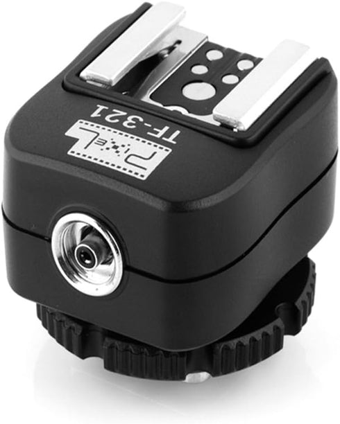 TF-321 Pixel Pixel e-TTL Flash Hot Shoe to Pc Adapter for Canon DSLRs and Flashguns