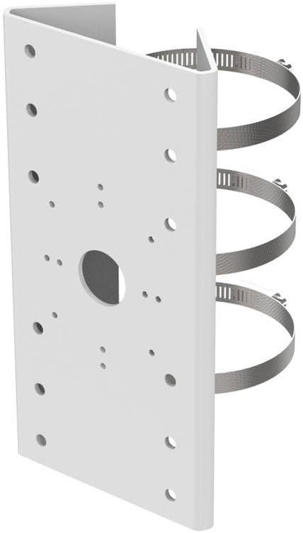 Real HD PM DS-1275ZJ LTB378 Pole Mount, Universal Vertical Pole Mount Adapter for Hikvision Wall Mounts Cameras PTZ