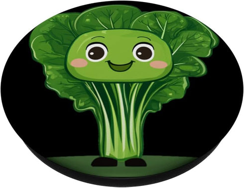 Spinach Outfit Pretty Spinach Costume for Vegetable Face Lovers PopSockets Adhesive PopGrip
