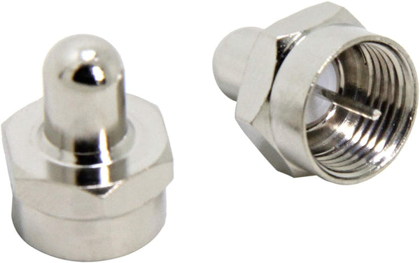 F Termination Cap, Coax Terminator, 20 Pack 75 Ohm for Coaxial Cable and TV Antenna