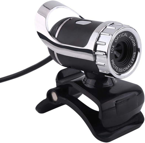 Yoidesu USB Cam Desktop Laptop Camera,Manual Focus Webcam with Built-in Microphone,Clip-on Mini Plug