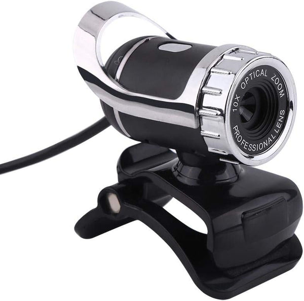 Yoidesu USB Cam Desktop Laptop Camera,Manual Focus Webcam with Built-in Microphone,Clip-on Mini Plug