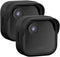 Silicone Cover Skin Case for Blink Outdoor 4 (4th Gen) Protection, Weatherproof, 2 Pack (Black)