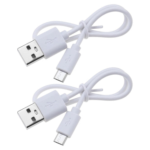 2Pcs USB-A to Micro-USB Charging Cord 30cm, Replacement Compatible with Sony WH-H900N, PS WHH900N, WHCH700N