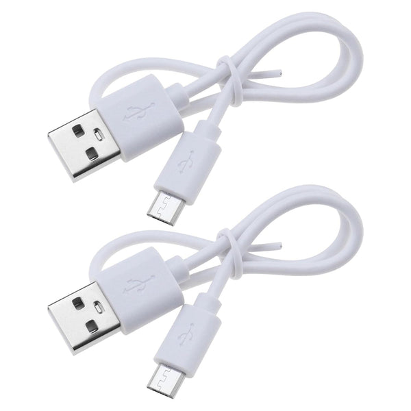 2Pcs USB-A to Micro-USB Charging Cord 30cm, Replacement Compatible with Sony WH-H900N, PS WHH900N, WHCH700N